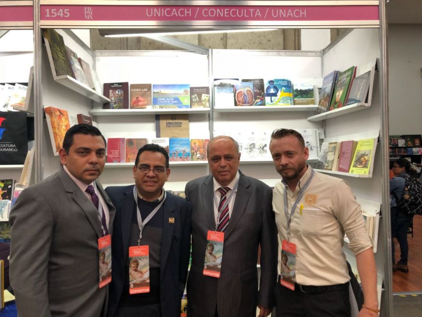 En la Ciudad de México Participa UNACH en la 39 Edición de la Feria Internacional del Libro del Palacio de Minería