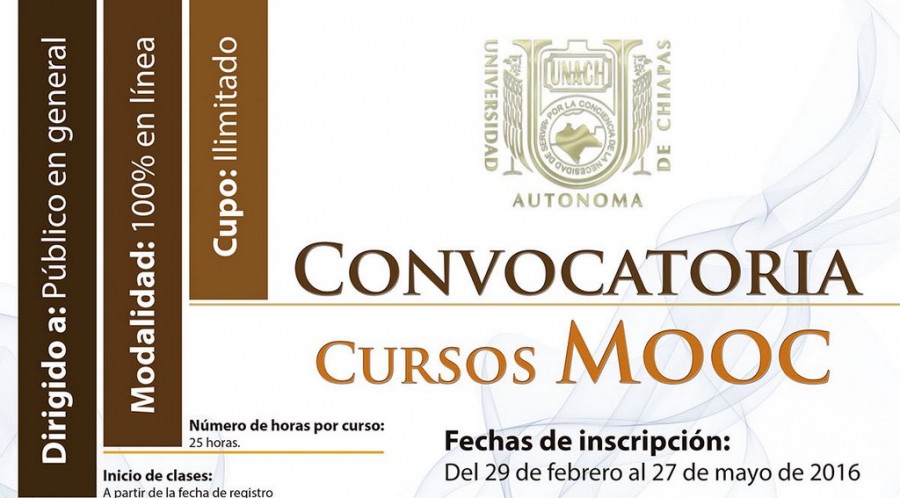 Oferta UNACH cursos autorregulados en línea 