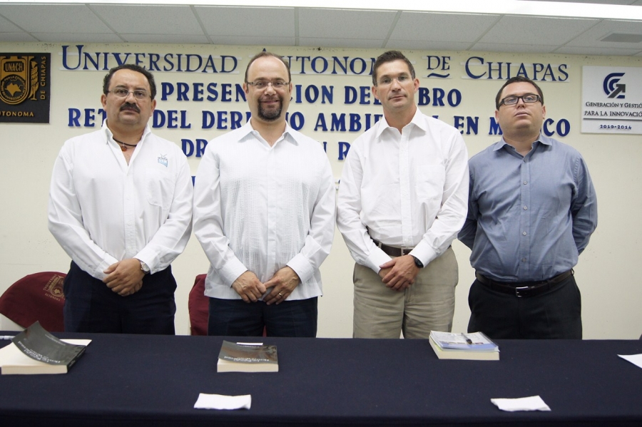 Presentan libro “Los Retos del Derecho Ambiental en México”, de Benjamín Revuelta Vaquero