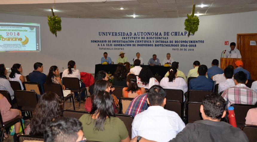 En el Campus IV Realizó UNACH el Seminario de Investigación Científica 2018 Sistema-Producto Banano