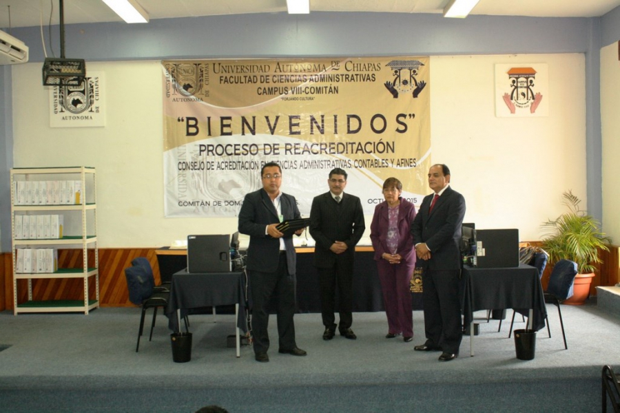  Trabaja UNACH para  la reacreditación de las licenciaturas de la Facultad de Ciencias Administrativas, Campus VIII 
