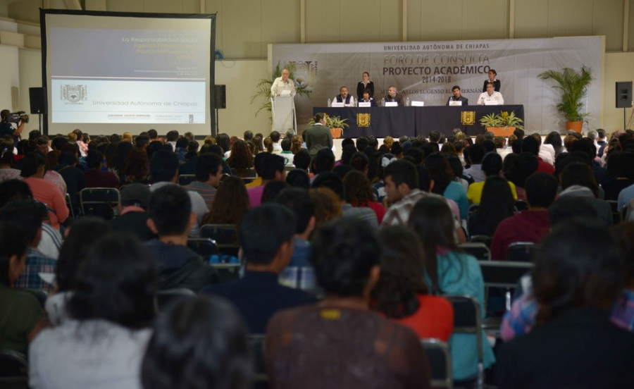 Se reflejarán todas las voces en el Proyecto Académico 2014-2018 de la Universidad Autónoma de Chiapas 