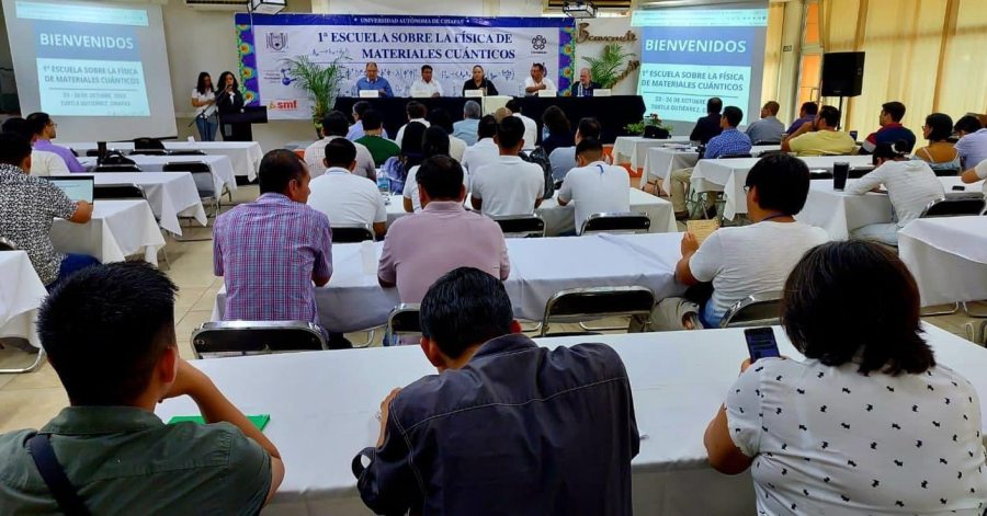 Inicia la 1ª Escuela de Física de Materiales Cuánticos en la UNACH