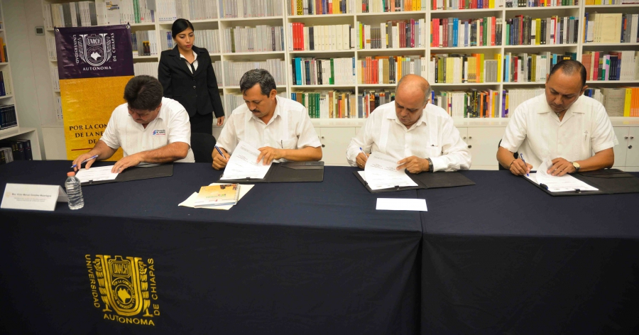 Suscribe UNACH convenios de colaboración con Colegios y Asociación de Médicos Veterinarios