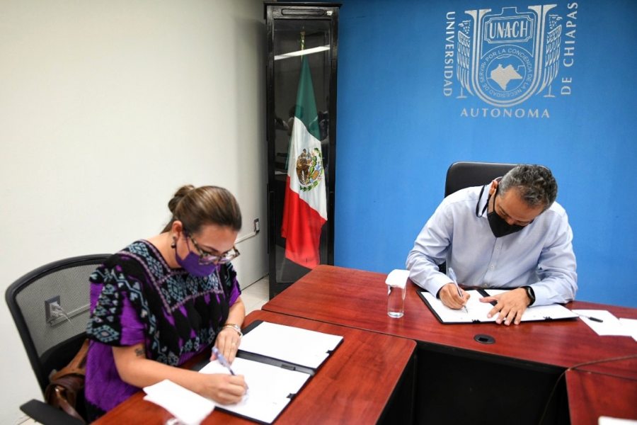 Suscriben  UNACH y CONECULTA Convenio de Coedición