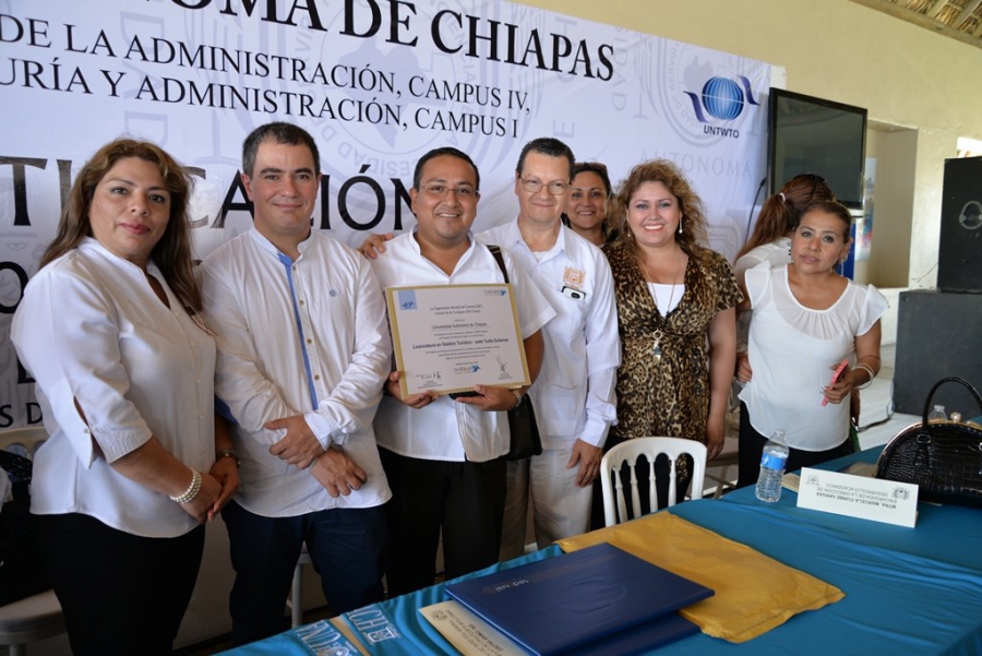 Otorga OMT recertificación a la licenciatura en Gestión Turística que oferta la UNACH