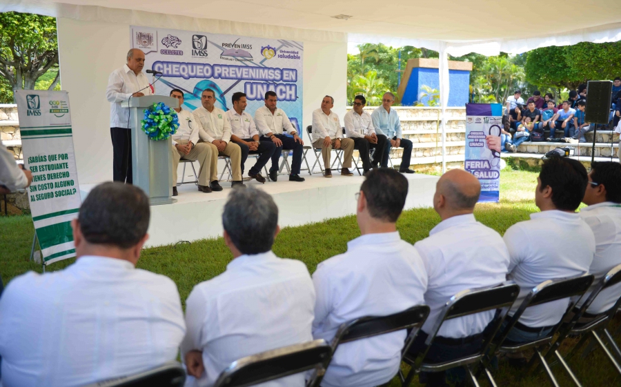 Impulsan UNACH e IMSS acciones de prevención en materia de salud
