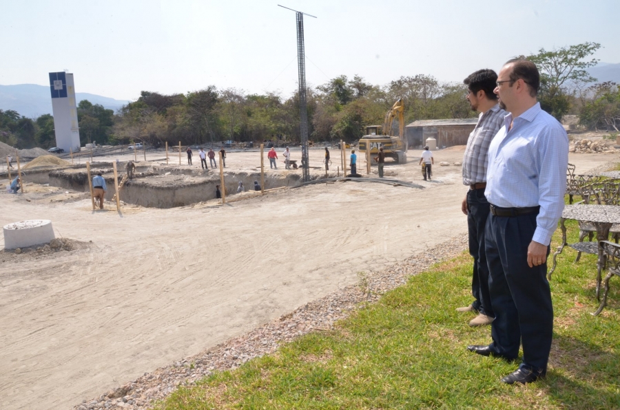 Supervisa rector Jaime Valls Esponda el arranque de la construcción de la segunda etapa de Ciudad Universitaria