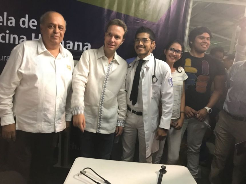 En el Campus IV Visita el Gobernador Manuel Velasco Coello el Pabellón de la UNACH en la Expo Feria Tapachula 2018