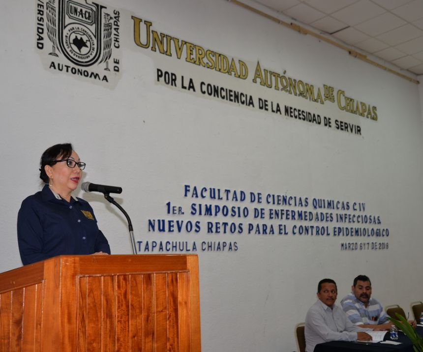 En el Campus IV Realiza la Facultad de Ciencias Químicas de la UNACH el 1er. Simposio de enfermedades infecciosas