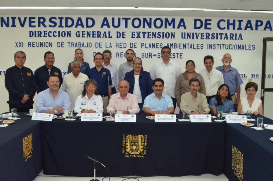 Universidades afiliadas a la ANUIES se reúnen en la UNACH para abordar lo relacionado con la Red de Planes Ambientales Institucionales