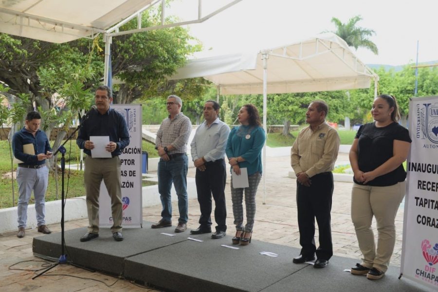 Instalan en la UNACH el tercer receptor de la campaña &quot;Dona Tapitas de Corazón&quot;