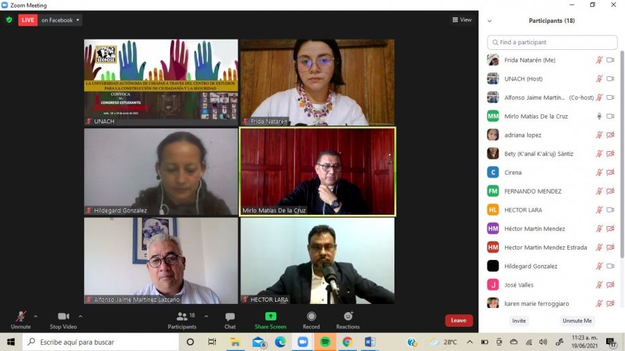 Realizó UNACH el Primer Congreso Estudiantil de Derechos Humanos