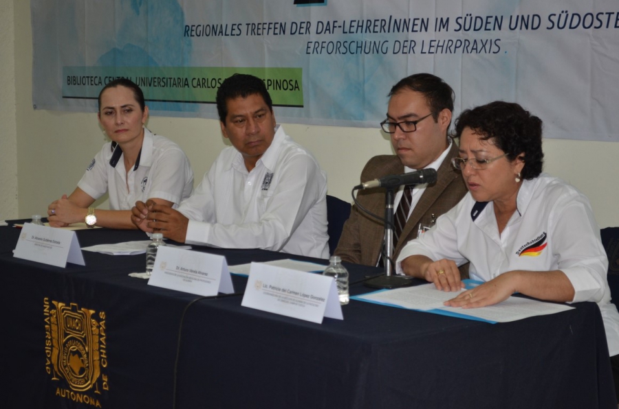 Se reúne  en la UNACH profesores de alemán de la región Sur-Sureste del país