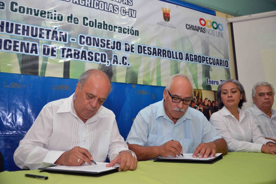 Unen esfuerzos la UNACH y el Consejo de Desarrollo Agropecuario Indígena de Tabasco 