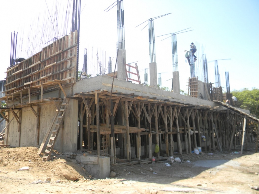 Avanza la construcción del nuevo edificio de la Escuela de Humanidades, Campus IV