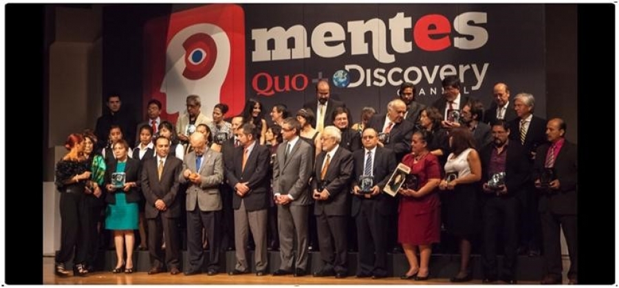 Galardonan con el Premio &quot;Mentes Quo Discovery 2013&quot; a docente e investigador de la UNACH
