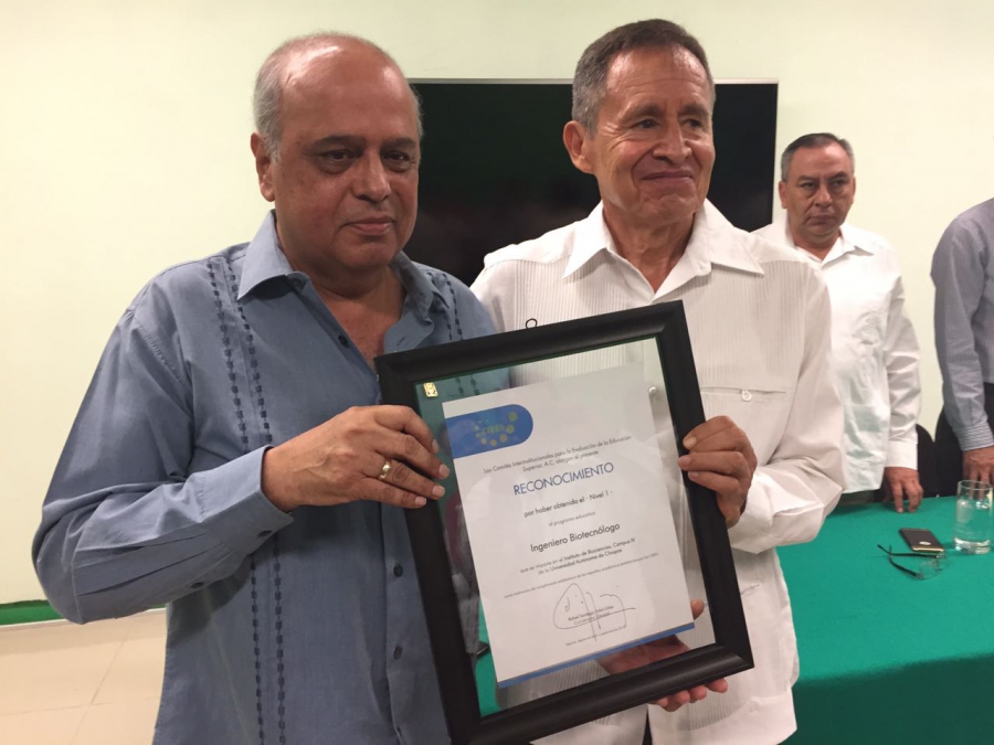 Otorga CIEES Nivel 1 al Instituto de Biociencias de la UNACH