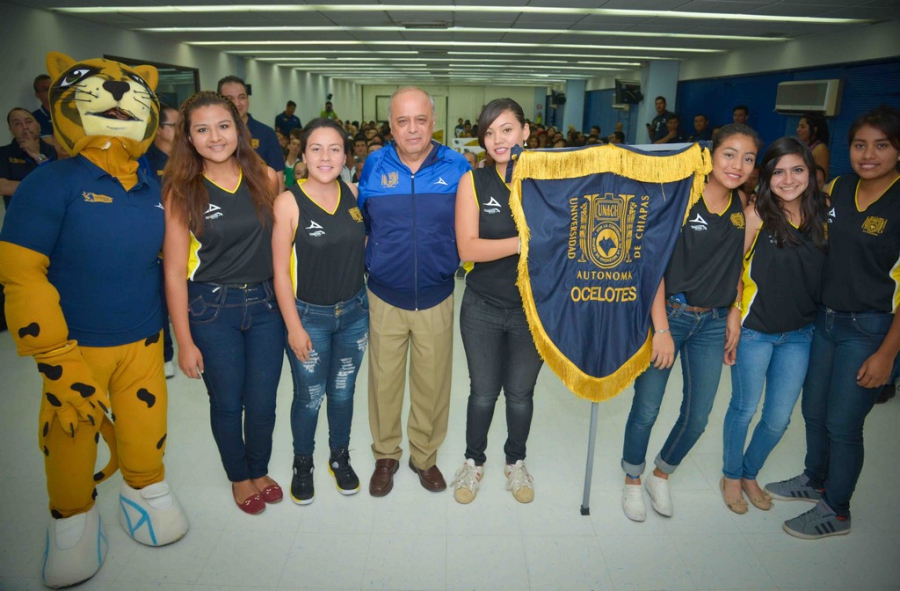 Participa contingente histórico de deportistas de la UNACH en la fase estatal de la Universiada 2015
