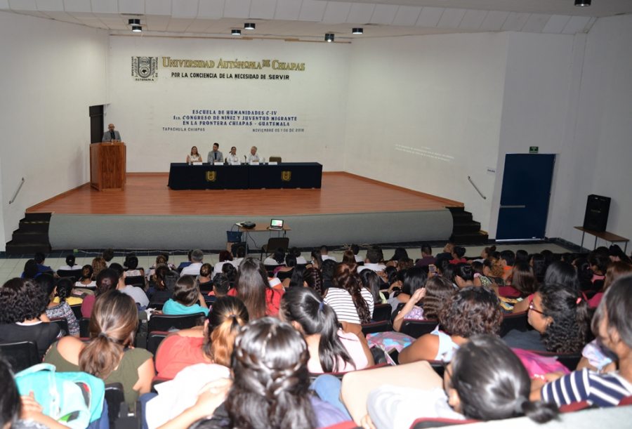 En el Campus IV Realiza UNACH el 1er. Congreso Niñez y Juventud Migrante en la Frontera Chiapas-Guatemala