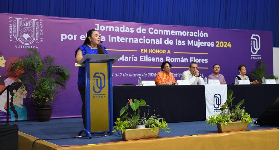 Inicia en la UNACH las Jornadas de Conmemoración por el Día Internacional de las Mujeres 2024