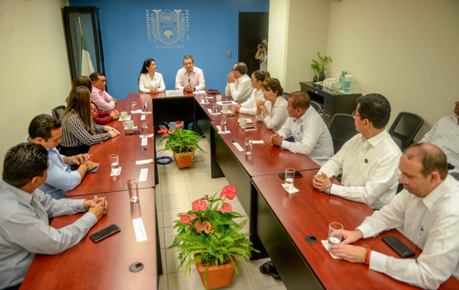 Firman UNACH y el Congreso del estado convenio de trabajo