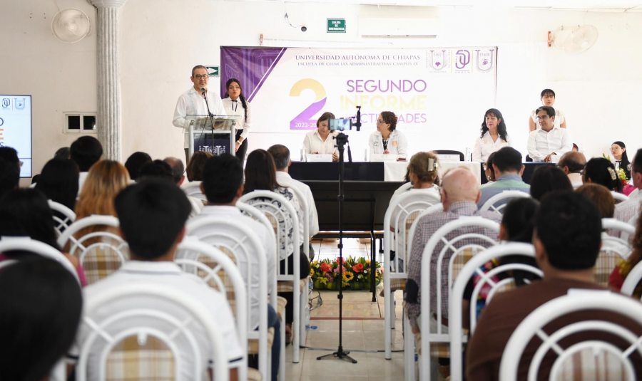 Exponen avances en la atención a los estudiantes y la calidad educativa de  la Escuela de Ciencias Administrativas, Campus IX de la UNACH