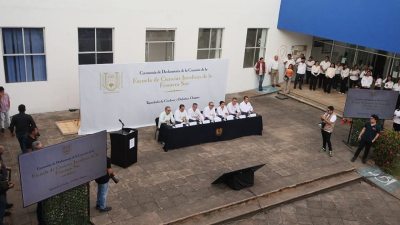 Se realiza la ceremonia de declaratoria de creación de la Escuela de Ciencias Jurídicas de la Frontera Sur de la UNACH