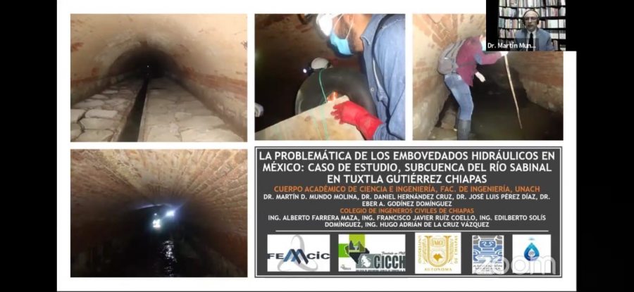 Diserta académico de la UNACH ponencia virtual en evento organizado por la Federación Mexicana de Colegios de Ingenieros Civiles.