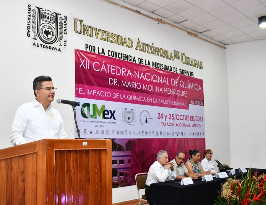 En el Campus IV UNACH celebra la 4° Sesión de la XII Cátedra Nacional de Química