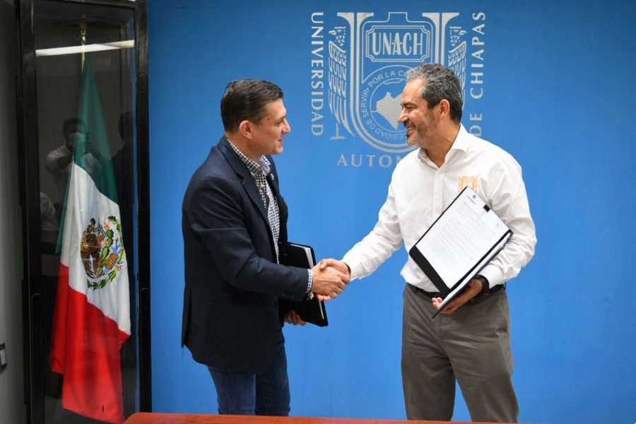 Establecen UNACH y la COPARMEX Chiapas compromisos y acciones en favor de los estudiantes y del desarrollo del estado