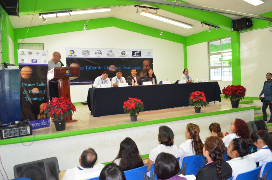 Impulsa UNACH el conocimiento de la ciencia con los jóvenes del Colegio de Bachilleres de Chiapas