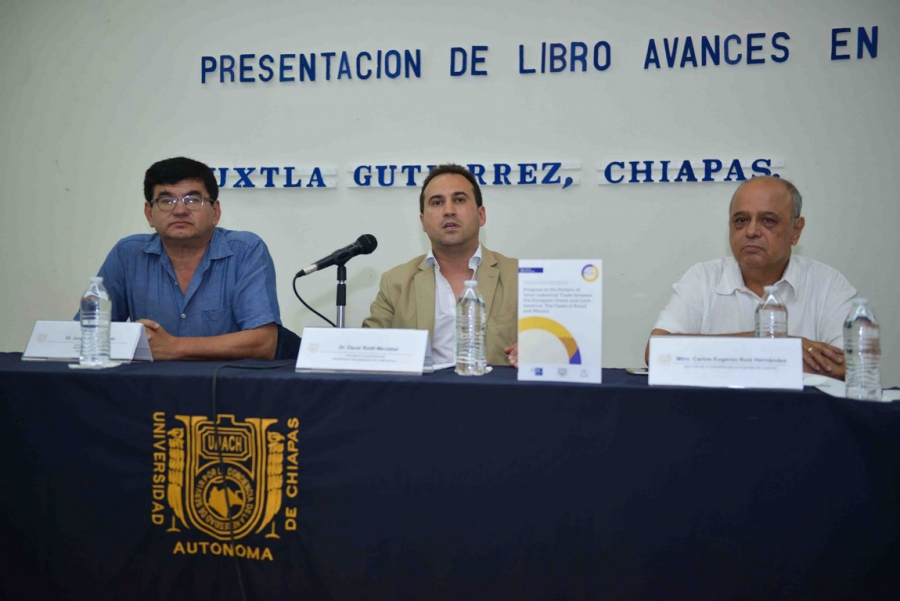 Presentan el libro: Avances en el Patrón de Comercio Intra-industrial entre la Unión Europea y América Latina: Los Casos de Brasil y México