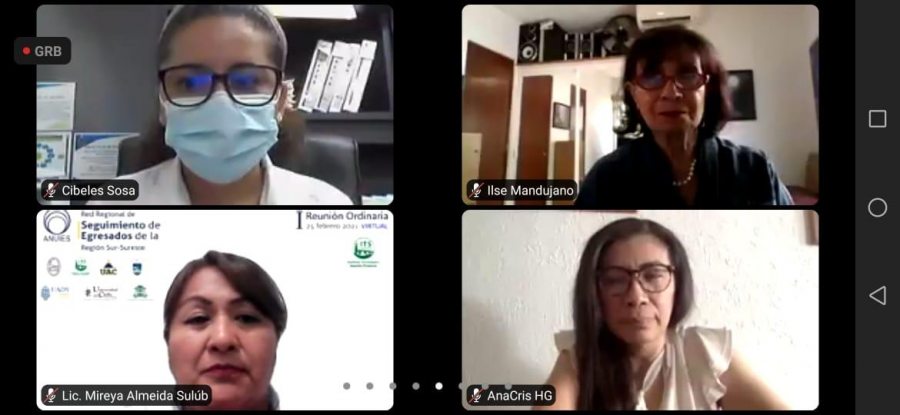 Encabeza UNACH la sesión de la Red de Seguimiento de Egresados Sur-Sureste