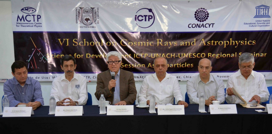 UNACH reúne a investigadores y estudiantes de distintos países al Curso sobre Rayos Cósmicos y Astrofísica