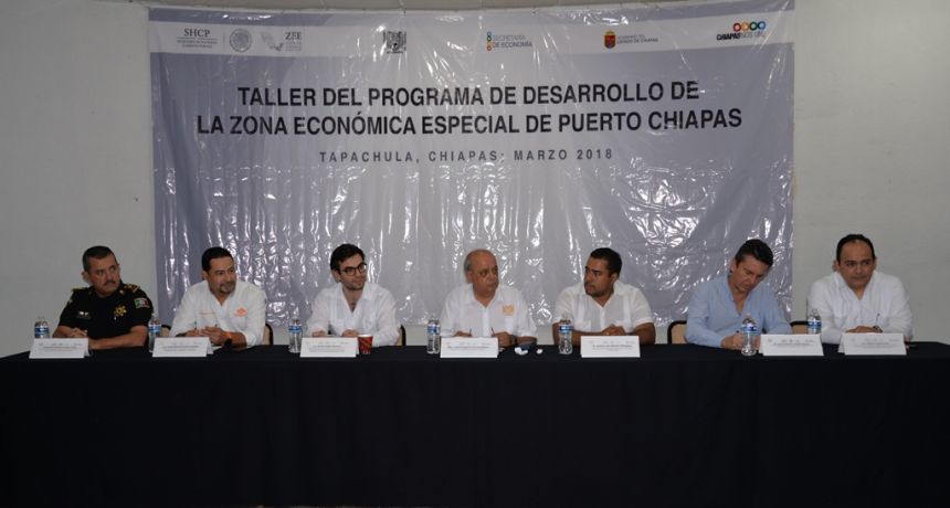 En el Campus IV Participa UNACH en el Taller del Programa de Desarrollo de la Zona Económica Especial de Puerto Chiapas