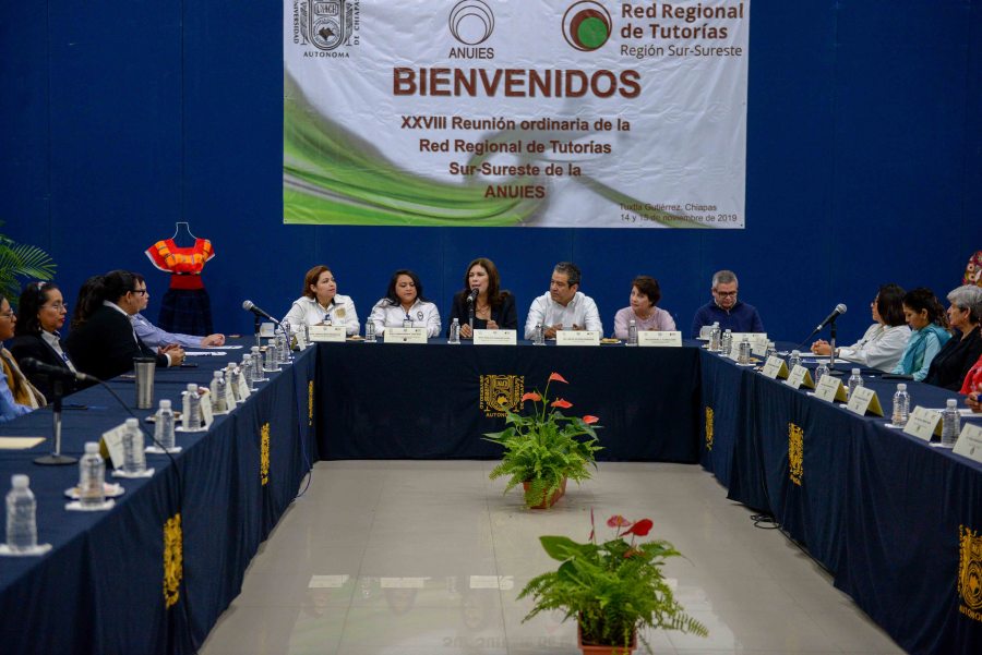 Es UNACH sede de la XXVIII Reunión Ordinaria de la Red Regional de Tutoría Sur – Sureste de la ANUIES
