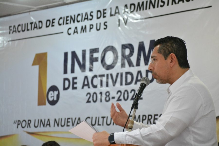 Exponen avances Facultad de Ciencias de la Administración Campus IV de la UNACH  ha tenido en distintos rubros