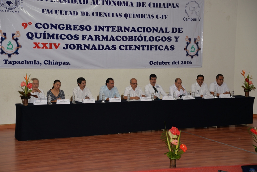 Celebró UNACH el 9° Congreso Internacional de Químicos Farmacobiólogos 