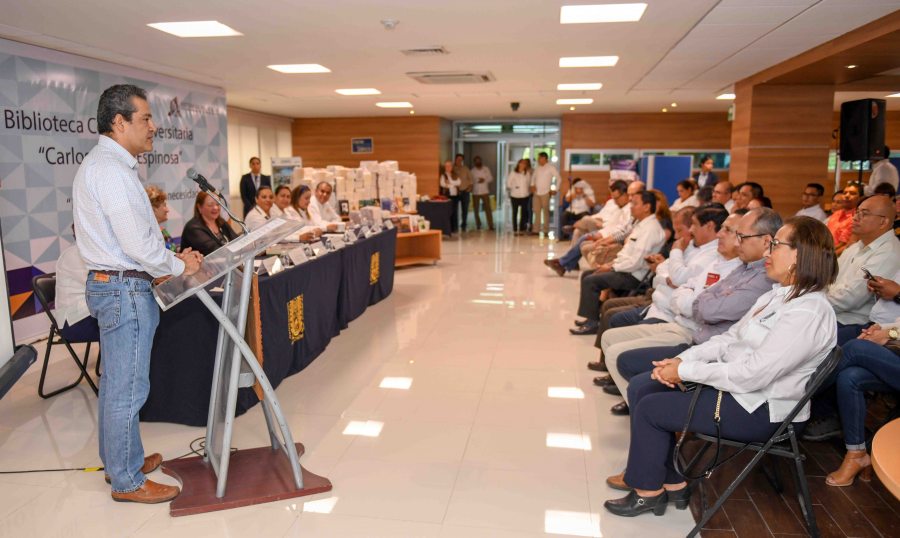 Celebran el 35 aniversario de la inauguración de la Biblioteca Central Universitaria de la UNACH &quot;Carlos Maciel Espinosa&quot;