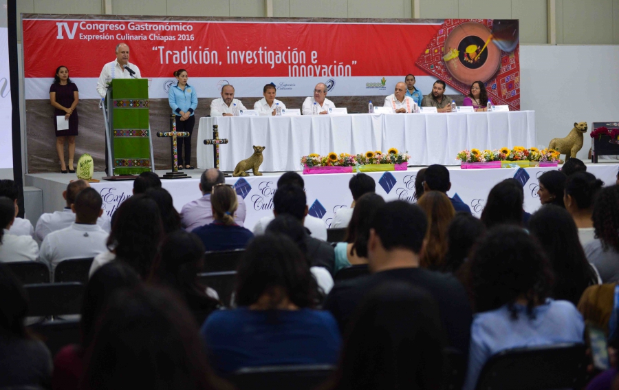 Participan autoridades y expertos en el IV Congreso Gastronómico Expresión Culinaria Chiapas 2016