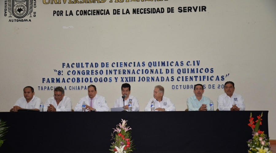 Participaron expertos del extranjero y del país en Congreso de Químicos Farmacobiólogos organizado por la UNACH