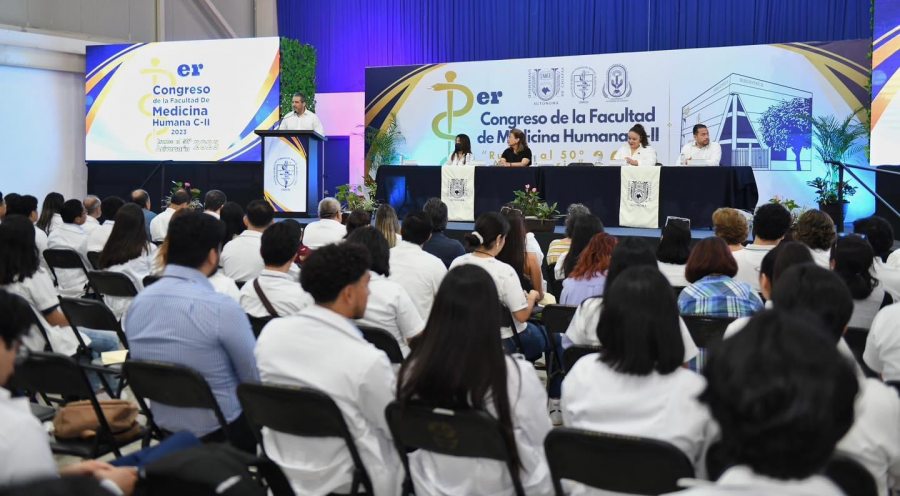 Realizan Primer Congreso de la Facultad de Medicina Humana, Campus II de la UNACH, “Rumbo al 50° aniversario”