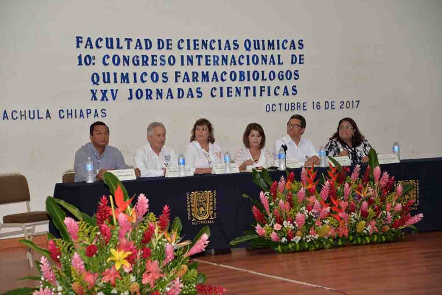 En Tapachula Celebró UNACH  Jornadas Científicas y el Congreso Internacional de Químicos Farmacobiólogos