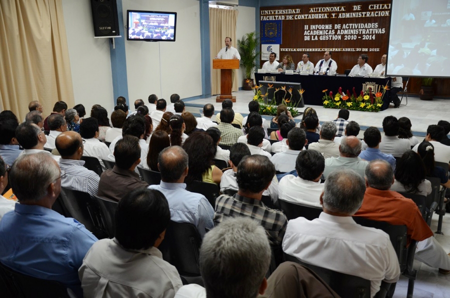 Crecen servicios educativos en la Facultad de Contaduría y Administración de la UNACH con ejercicio transparente de los recursos