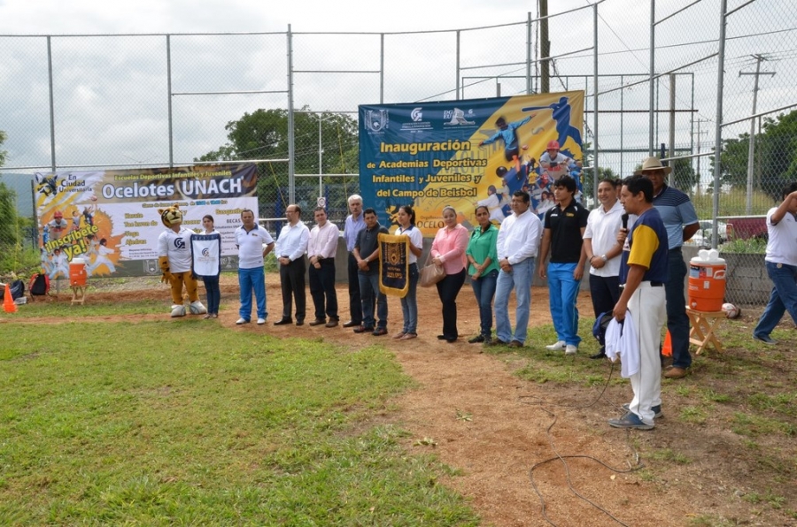 Integran 400 niños y jóvenes academias deportivas de la UNACH