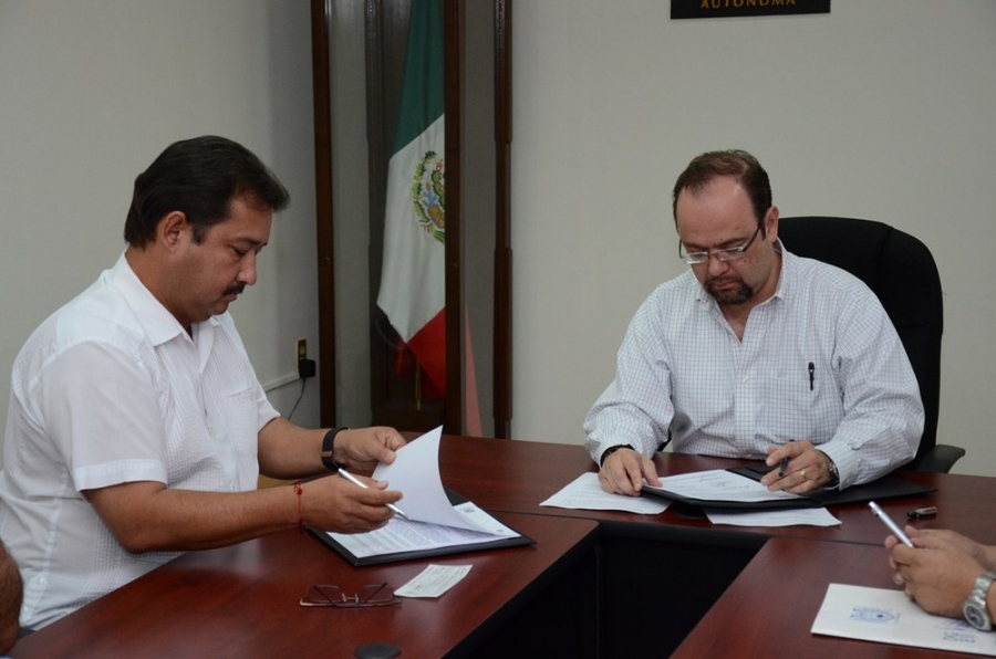 Para promover el turismo Firman convenio de trabajo UNACH y Ayuntamiento de Cintalapa