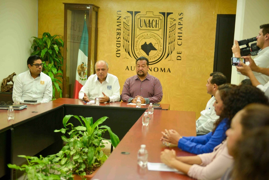 Reafirma dirigencia del STAUNACH su compromiso de trabajo conjunto con la Administración Central de la UNACH