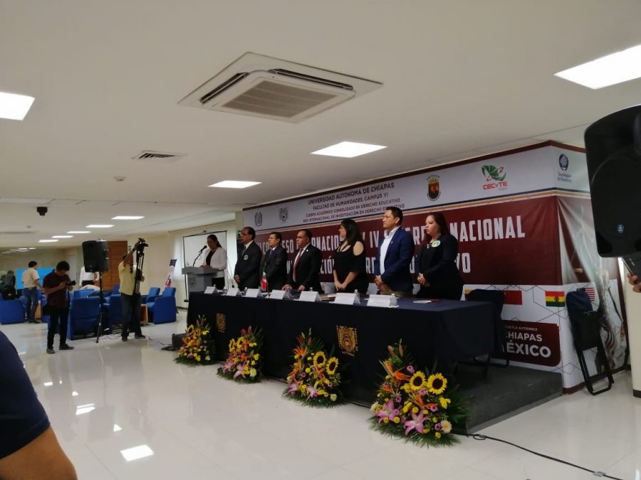 Destaca participación de la UNACH en la Red Internacional de Investigación en Derecho Educativo