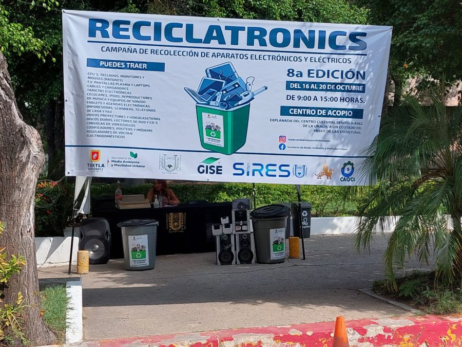 Realiza UNACH campaña de recolección  de aparatos electrónicos y eléctricos